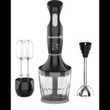 Blender 3 in 1 Hausberg HB-7706NG, capacitate bol 0.75 l, 600 W, Negru